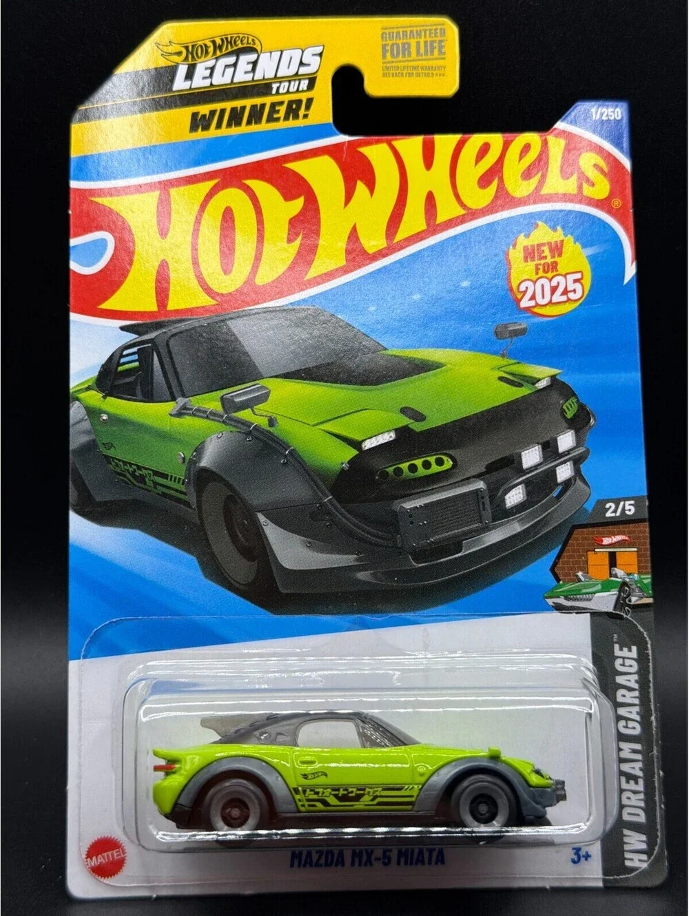 Hot Wheels Legends Tour Winner Chimera Mazda MX-5 Miata HW Dream Garage New 2025